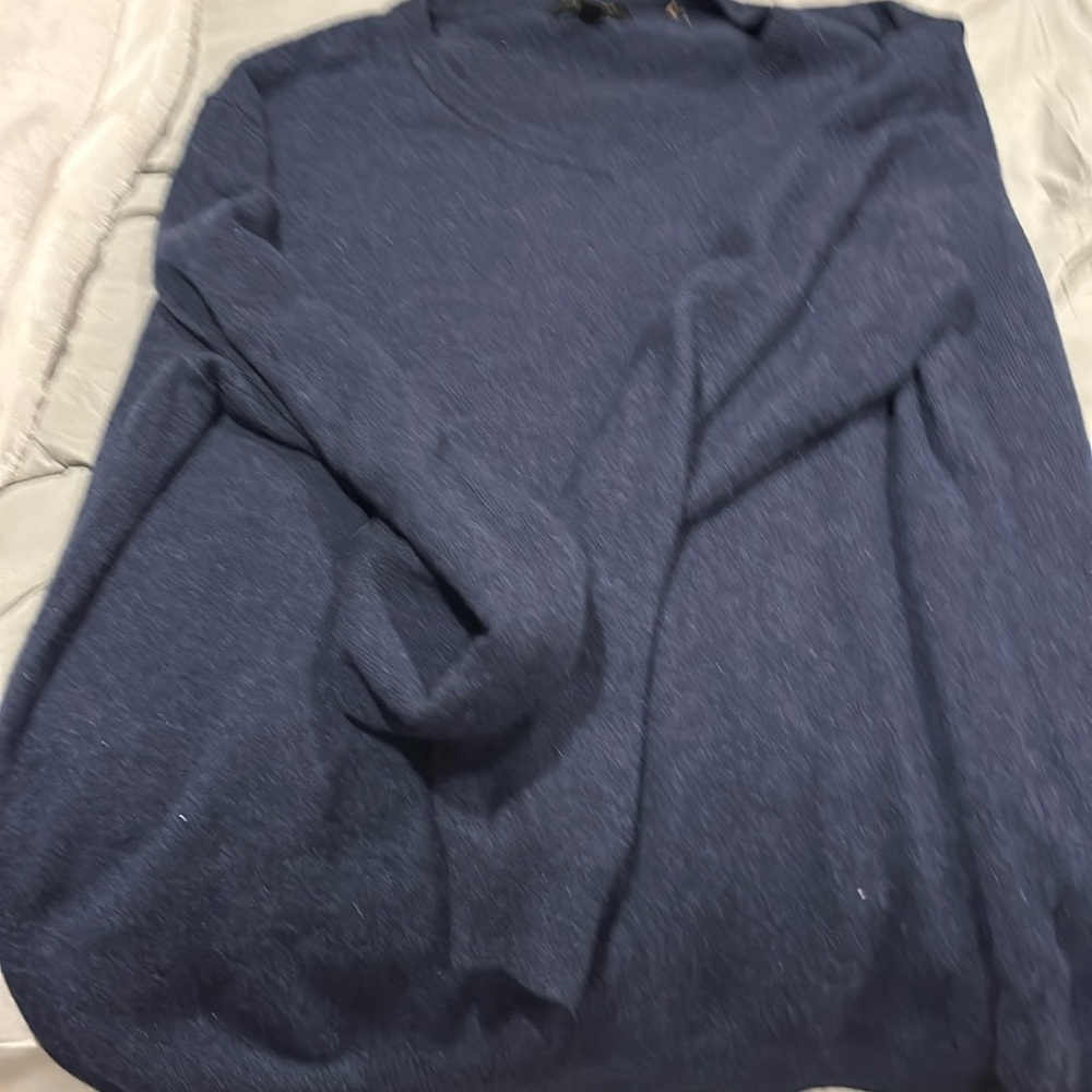 Navy blue cashmere xxxl big and tall worn once